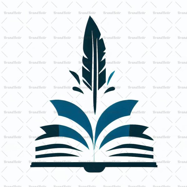 Offenes Buch und Feder